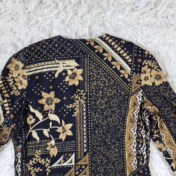 Lady Carol Vintage Floral Blazer/ Cardigan Size 16 - Picture 13 of 16